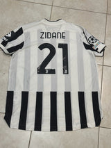 Adidas Juventus Home Soccer Jersey Zidane Size XXL