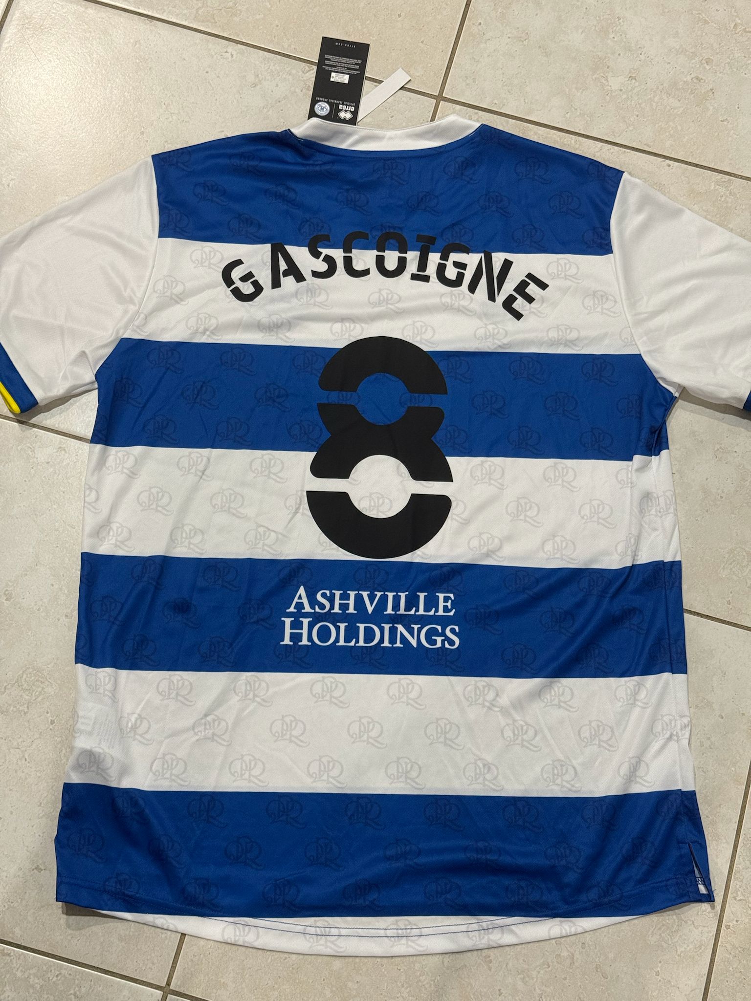 Queen Park Rangers #8 Gascoigne XXL Soccer Jersey