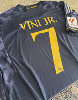 2023-2024 Adidas Real Madrid Away Jersey - Vini Jr 2XL