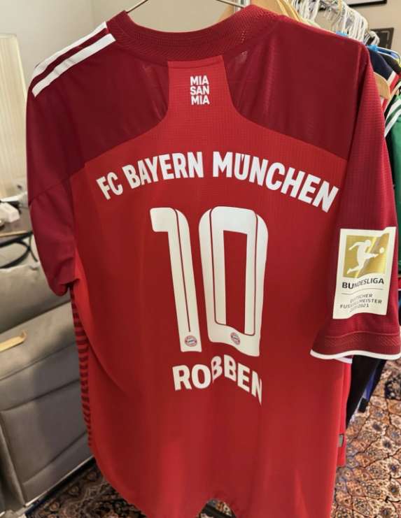 Adidas 21/22 Bayern Munich Men’s’ Home Jersey -Arjen Robben 2XL