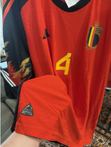 Adidas Belgium National Men’s Home Soccer Jersey Vincent Kompany 2XL