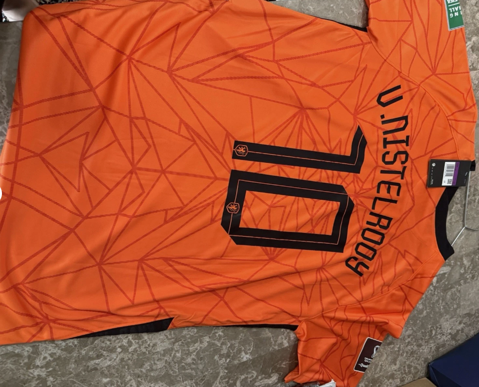 Nike Netherlands Men’s National Team Home Jersey Van Nistelroy 2XL