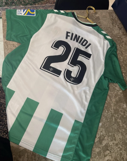 Real Betis 22/23 Home Men’s Jersey - Finidi George #25 2XL