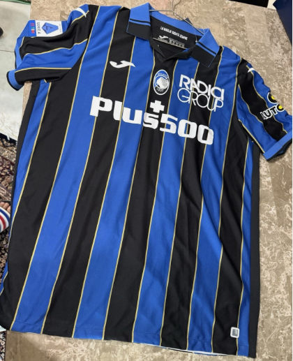 Atalanta 21/22 Men’s Home Soccer Jersey 2XL - Duvan Zapata