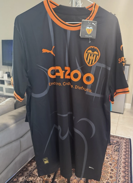 Puma Valencia CF 22/23 Men’s Away Soccer Jersey - David Villa 2XL