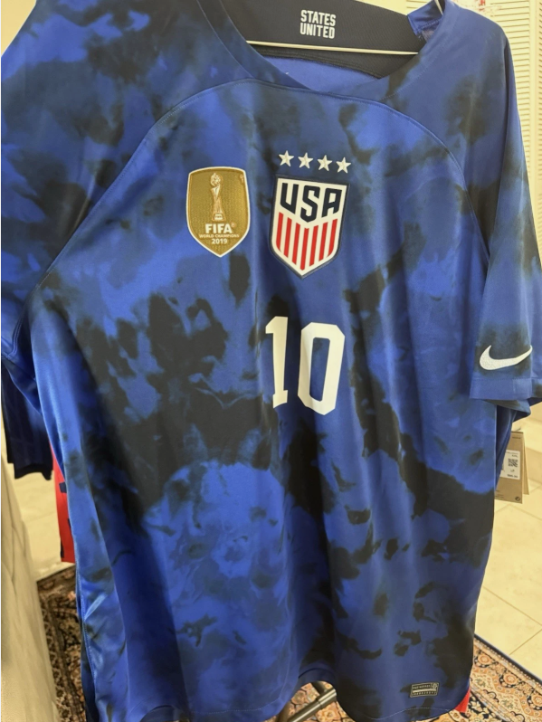 Nike US National Team Soccer Jersey Away Claudio Reyna #10 2XL