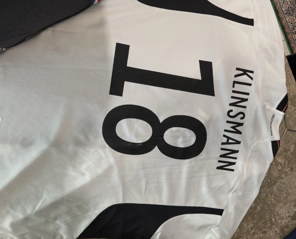Adidas Germany National Team Long Sleeve Soccer Jersey - Jurgen Klinsmann 2XL