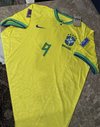 NIKE MEN'S BRAZIL 22/23HOME JERSEY DYNAMIC YELLOW/PARAMOUNT BLUE Ronaldo #9 2XL