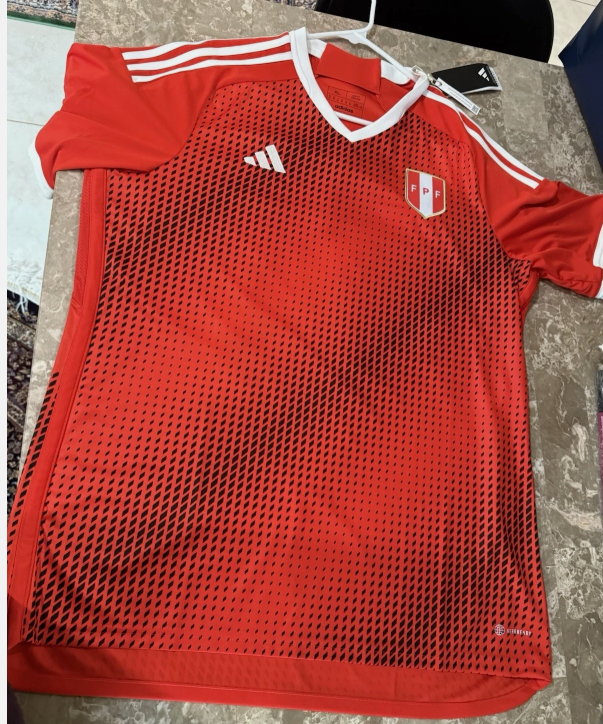 Adidas Peru National Team Men’s Away Soccer Jersey Gianluca Lapadula XL
