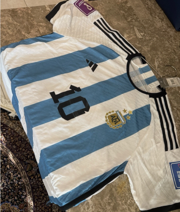 Adidas Argentina 2023 3 Star Jersey 2XL - Messi