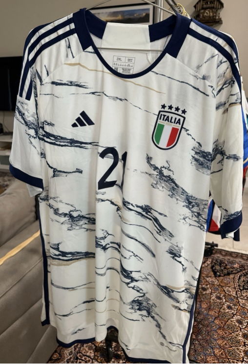Adidas Italy National Team Away Soccer Jersey - Andrea Pirlo 2XL