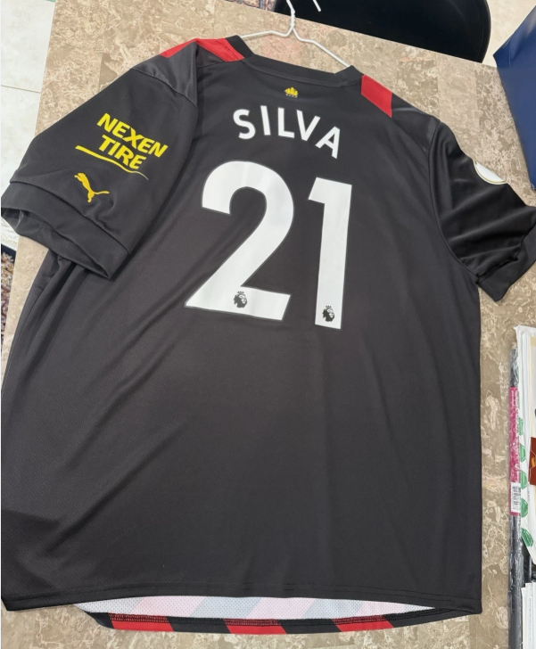 Puma Manchester City Away Jersey 22/23 - Thiago Silva #21 2XL