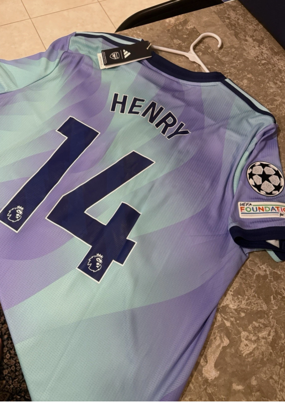 Adidas Arsenal 24/25 Third JerseyThierry Henry - Size 2XL