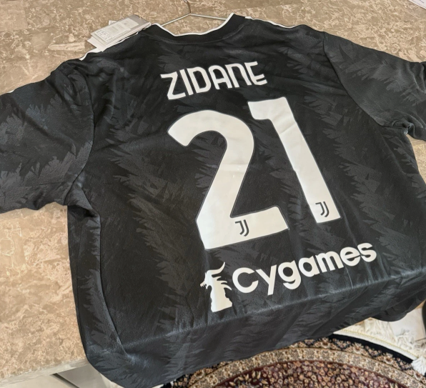adidas Men's Soccer Juventus 22/23 Away Jersey Zidane #21 2XL