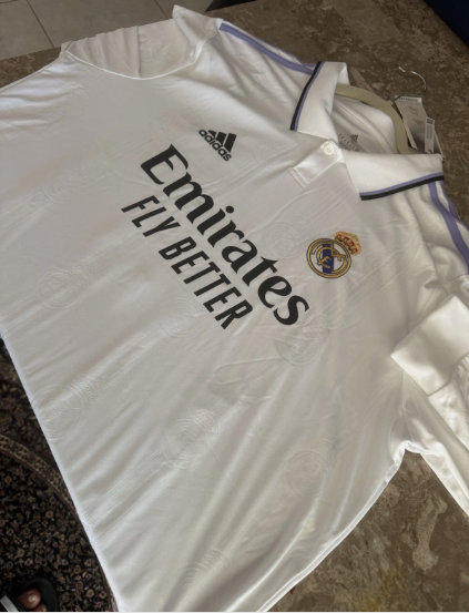 Adidas Real Madrid Long Sleeve 22/23 Home Jersey 2XL - Ronaldo #9