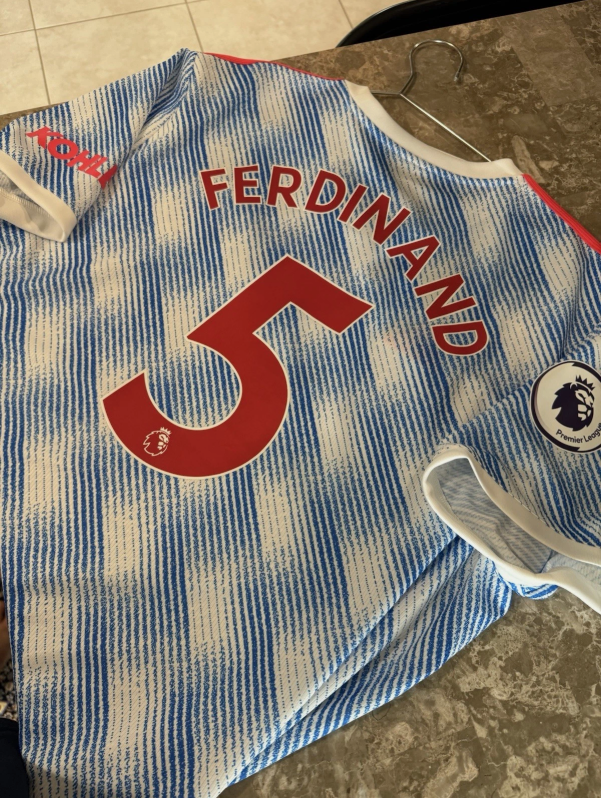 Adidas Manchester United 21/22 Away Jersey - Ferdinand 2XL