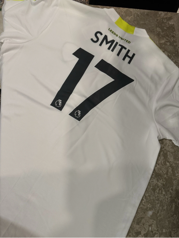 Adidas Leeds United 21/22 Home Jersey - Alan Smith #17 XL