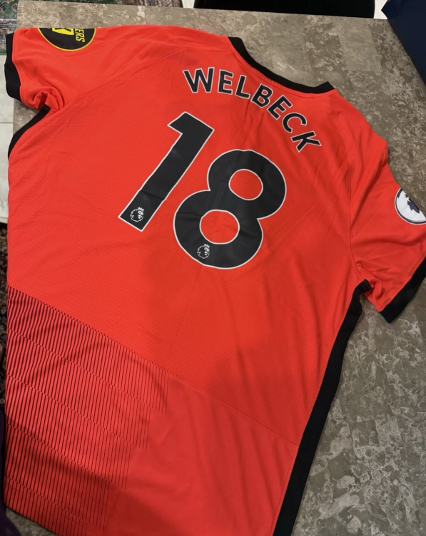 Nike Brighton & Hove 22/23 Away Jersey - Danny Welbeck #18 2XL