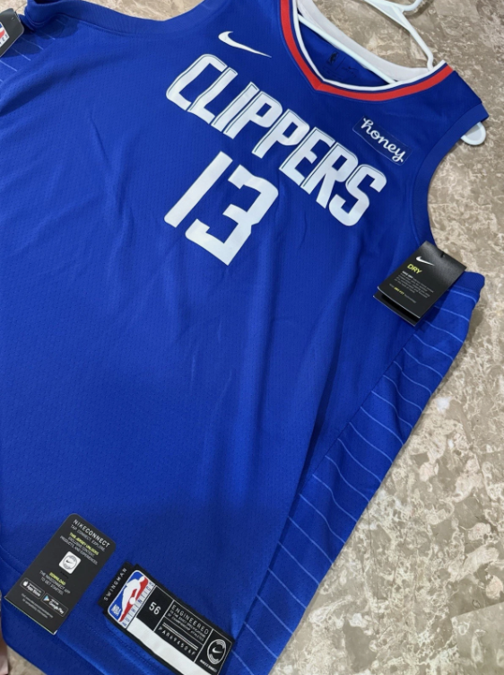 Nike LA Clippers City Edition Paul George #13 Size 56
