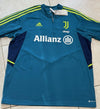 Adidas Juventus Turquoise Training Top Patch Jeep ¼ Zip Size XXL