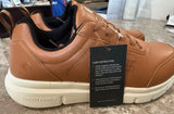 Fitville Men’s Briskwalk Delux Lace-up Business Casual Sneaker Brown Size 10EW
