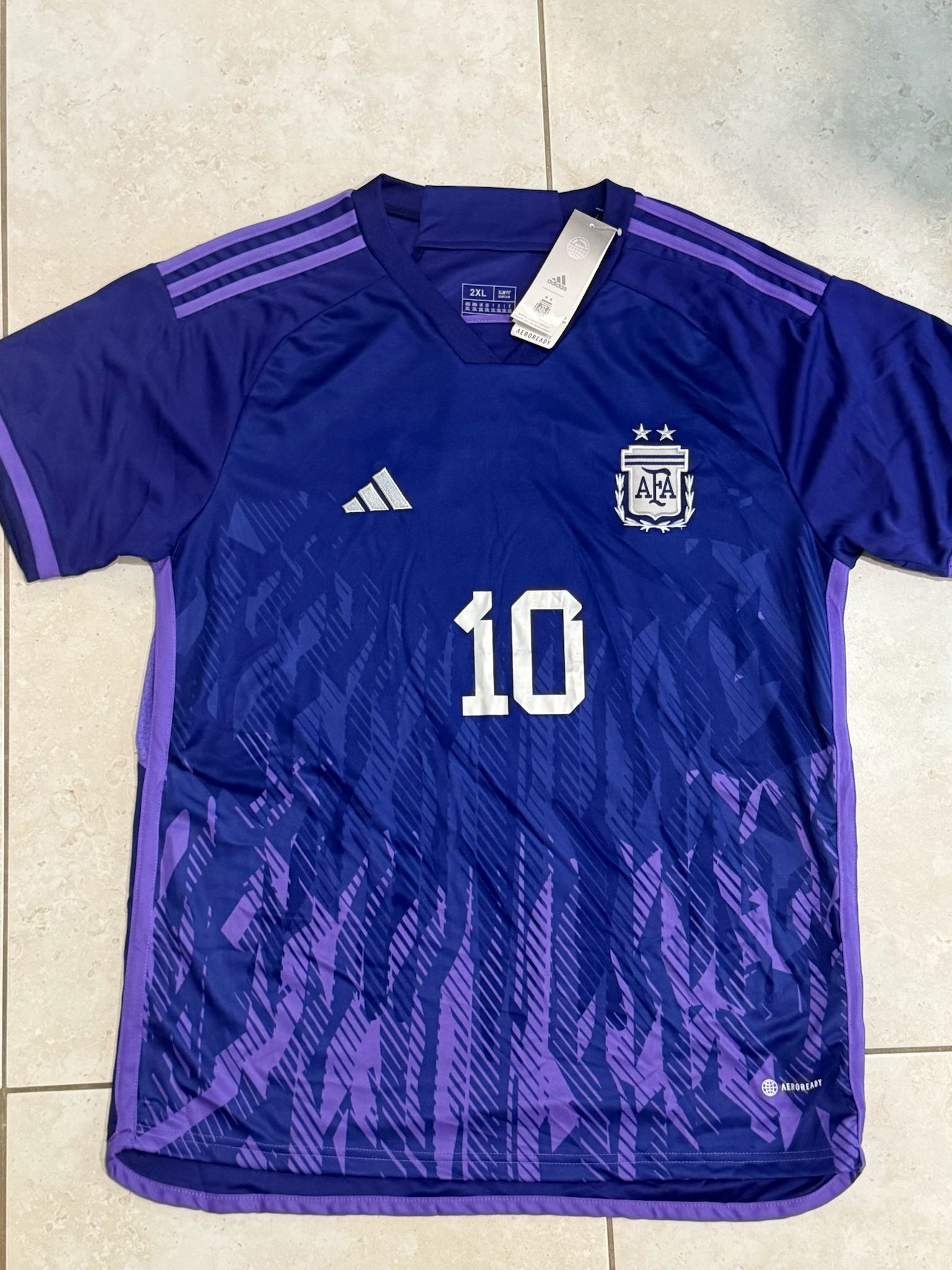 Adidas Argentina National Team Third Jersey Messi Size XXL 2 Stars