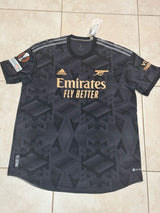Adidas Arsenal 22/23 Away Jersey Pires #7 Size XXL Black