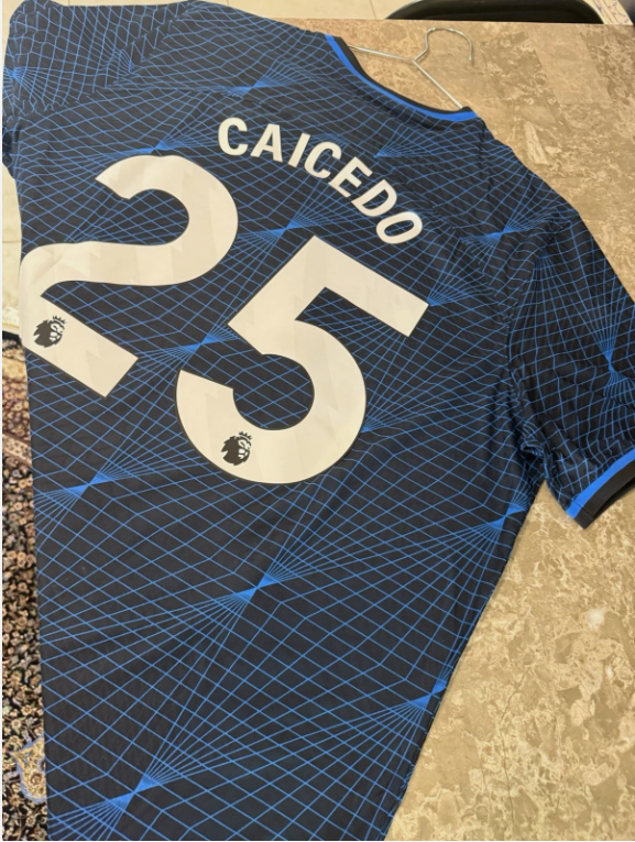 Nike Chelsea FC 23/24 Away Jersey Caicedo #25 2XL
