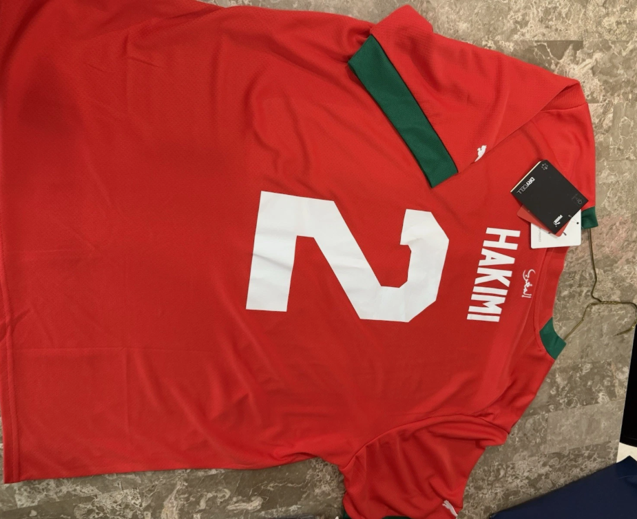 Puma Morocco National Soccer Team Home Jersey Achraf Hakimi XL