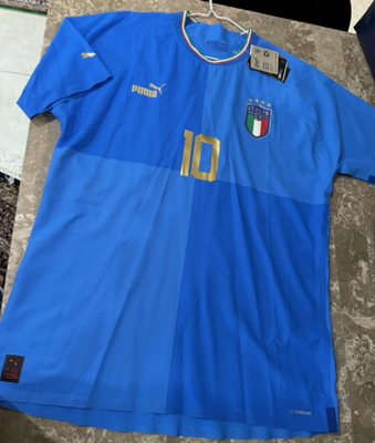 Puma Italy National Team Soccer Home Jersey Roberto Baggio #10 2XL