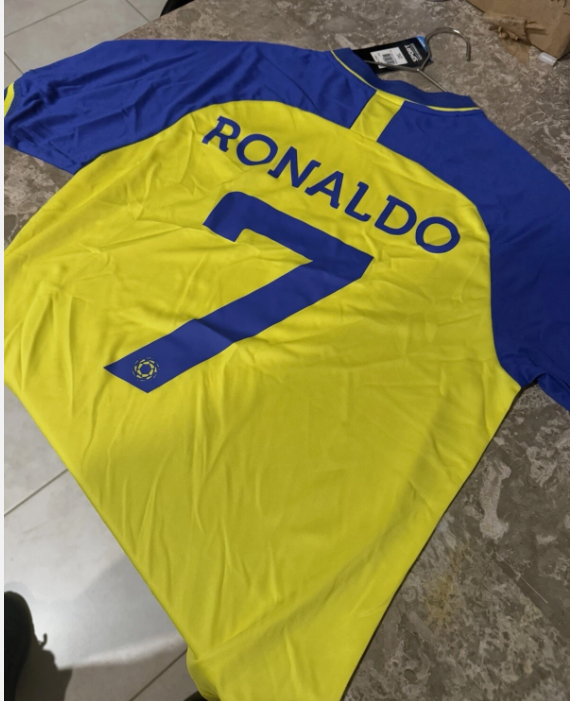 Al Nassr Home Football Jersey - Ronaldo (2XL)