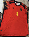 Adidas Belgium National Men’s Home Soccer Jersey Vincent Kompany 2XL