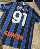 Atalanta 21/22 Men’s Home Soccer Jersey 2XL - Duvan Zapata