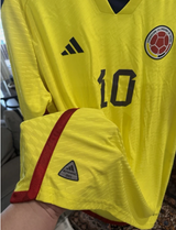 Adidas Colombia 2024 National Home Jersey Carlos Valderrama #10 2XL