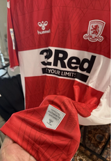 Middlesbrough FC 21/22 Home Soccer Jersey Juninho 2XL