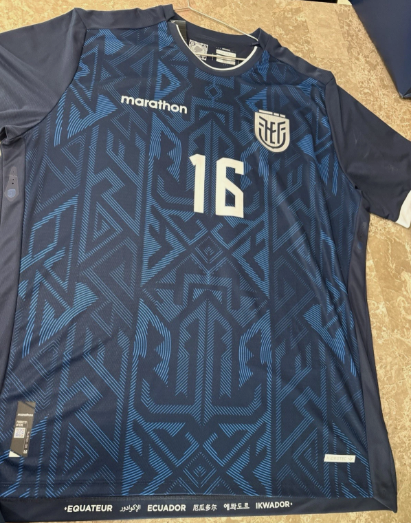Marathon Ecuador National Team Away Soccer Jersey - Enner Valencia 2XL