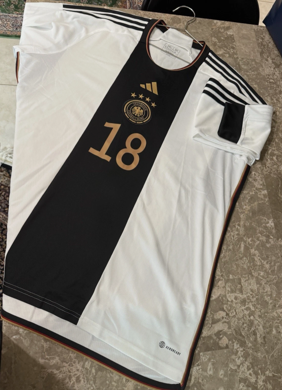 Adidas Germany National Team Long Sleeve Soccer Jersey - Jurgen Klinsmann 2XL