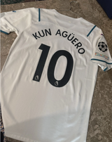 Puma Manchester City 21/22 Away Football Jersey - Kun Aguero Size 2XL