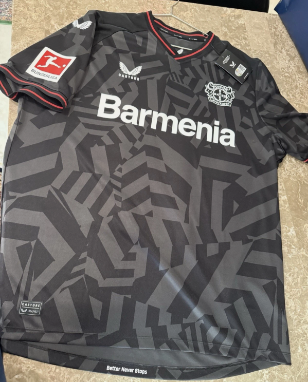 Bayer Leverkusen Away Soccer Jersey - Michael Ballack #13 2XL