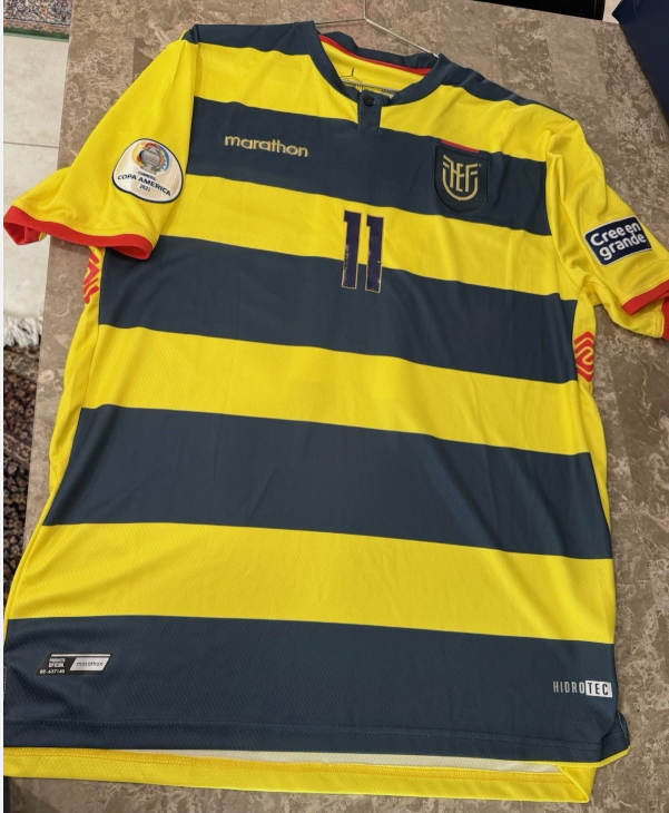 Marathon Ecuador Men’s National Team Soccer Jersey 21/22 Augostin Delgado XL