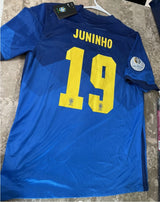 Nike Brazil Brazil National Team Jersey Copa America Badge Juninho #19 2XL