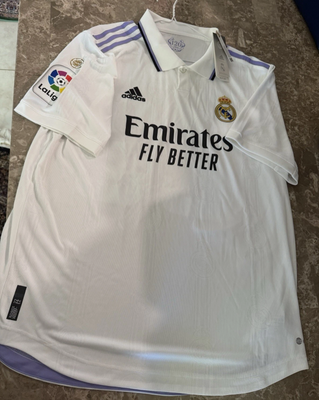 Adidas Real Madrid 22/23 Home Jersey 120 Year Edition - Beckham XL