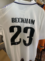 Adidas Real Madrid 22/23 Home Jersey 120 Year Edition - Beckham XL