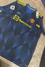 Adidas Manchester United 21/22 Glow Third Jersey Paul Scholes #18 2XL