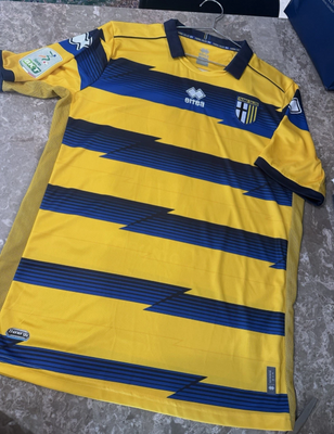 Parma Calcio Men’s 22/23 Away Jersey - Faustino Asprilla #18