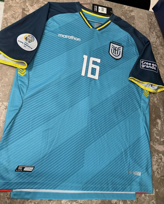 Marathon Ecuador Copa America Away Soccer Jersey 2XL Valencia