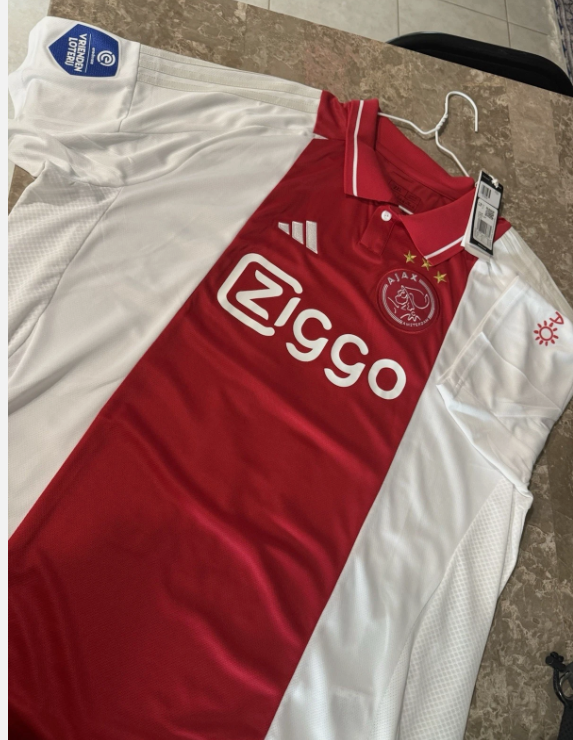 Adidas Ajax Amsterdam 24/25 Home JerseyIbrohimavich 2XL