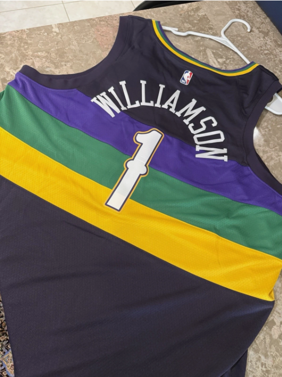 Nike New Orleans Pelicans City Edition Swingman Jersey - Zion #1 Size 56 New