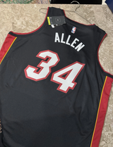 Nike Miami Heat Swingman Jersey Icon Edition Ray Allen #34 Size 56 Black