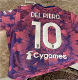 Adidas 2022-2023 Juventus Third Jersey, Del Piero #10 2XL